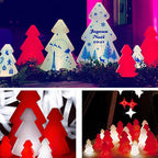 Premium Art Deco Solar-Powered RGB LED Christmas Tree