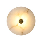 Luxury Round Marble and Iron LED Wall Sconce