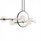 Contemporary Glass Bubble Chandelier - 7/10 Light Design