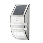 Premium Solar-Powered Stainless Steel Garden Wall Sconce