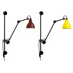 Industrial Iron Swing Arm Sconce