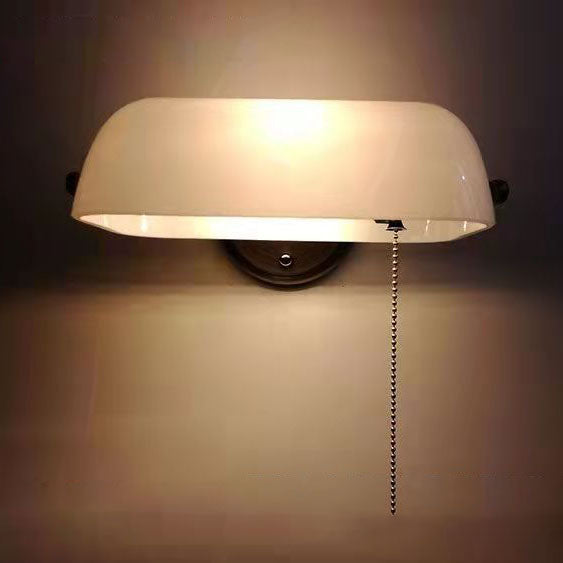 Industrial Round Glass Wall Sconce