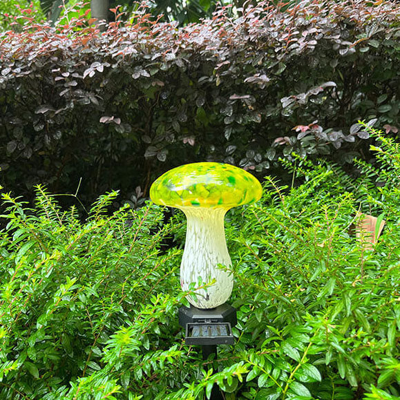 Colorful Mushroom-Shaped LED Solar Garden Light