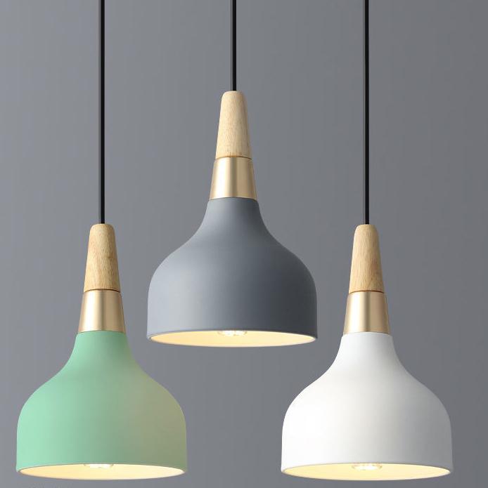 Modern Macaron Disc 1-Light Pendant Lamp