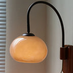 European Glass & Wood 1-Light Wall Sconce