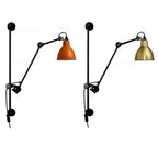Industrial Iron Swing Arm Sconce
