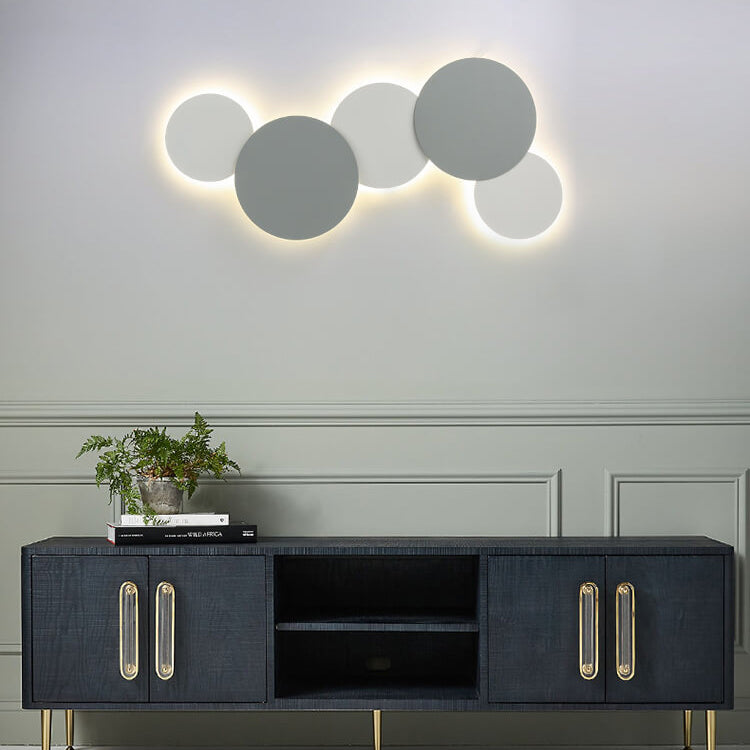 Minimalist Round Iron LED Sconce