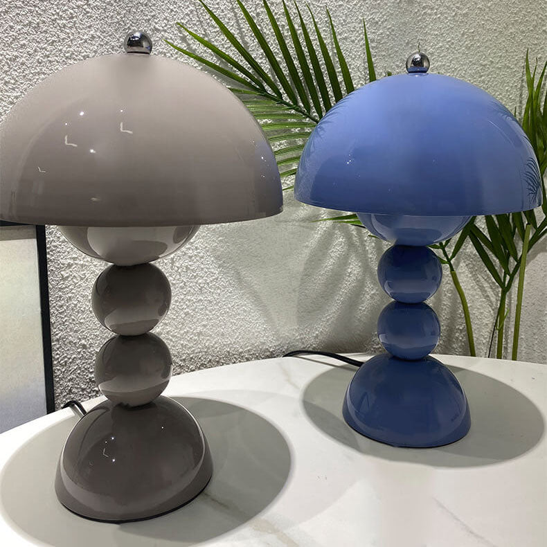 Nordic Mushroom 1-Light Round Table Lamp