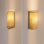 Bamboo Semicircle 2-Light Sconce
