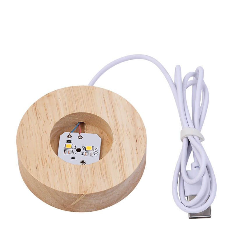 Modern Star System Crystal Ball USB LED Night Light Table Lamp for Bedroom