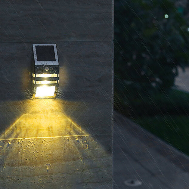 Premium Solar-Powered Stainless Steel Garden Wall Sconce