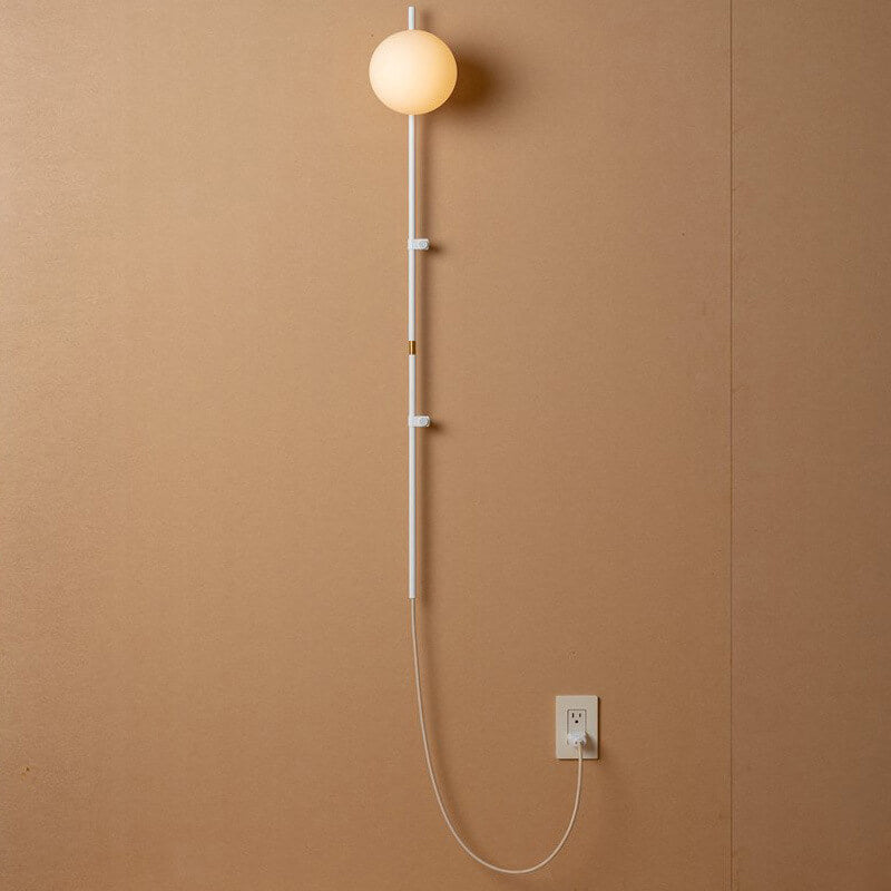 Minimalist Glass Globe Wall Sconce