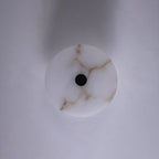 Luxury Round Marble and Iron LED Wall Sconce