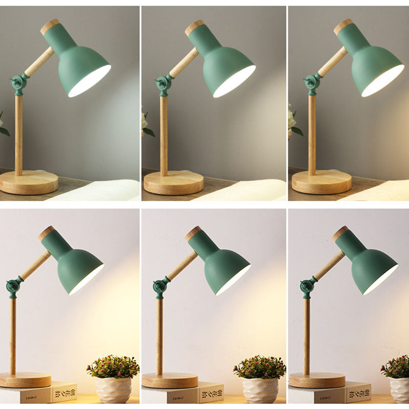 Nordic Iron Semi-Circular Table Lamp