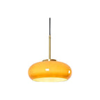 Modern Retro Round Glass Pendant Light