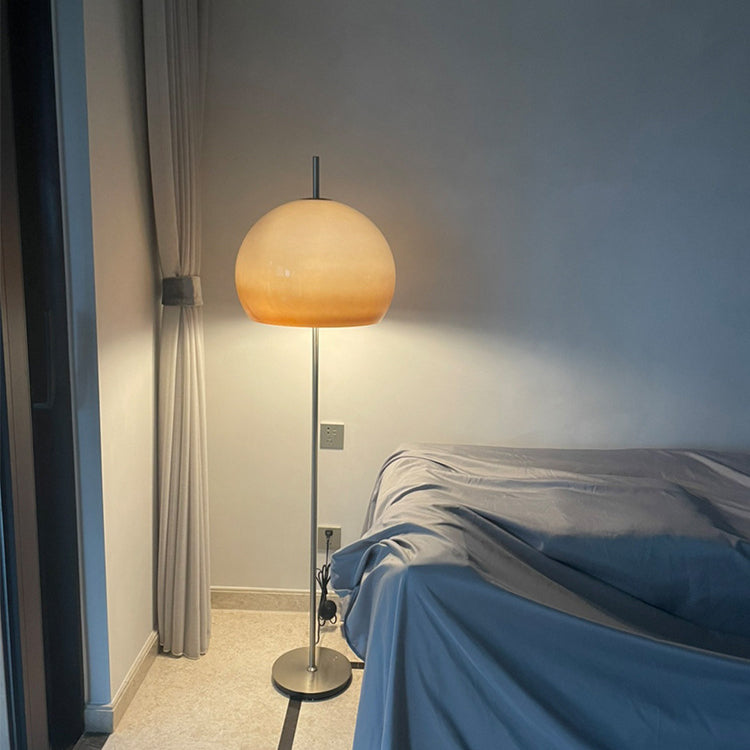 Modern Retro Mushroom Glass 2-Light Floor Lamp