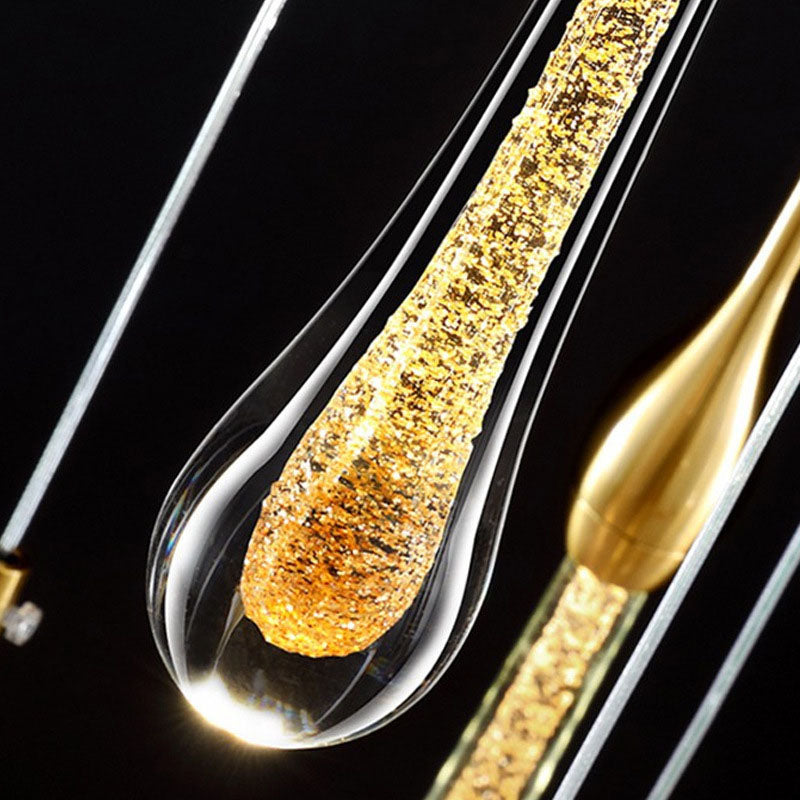 Luxury Teardrop Crystal LED Wall Sconce