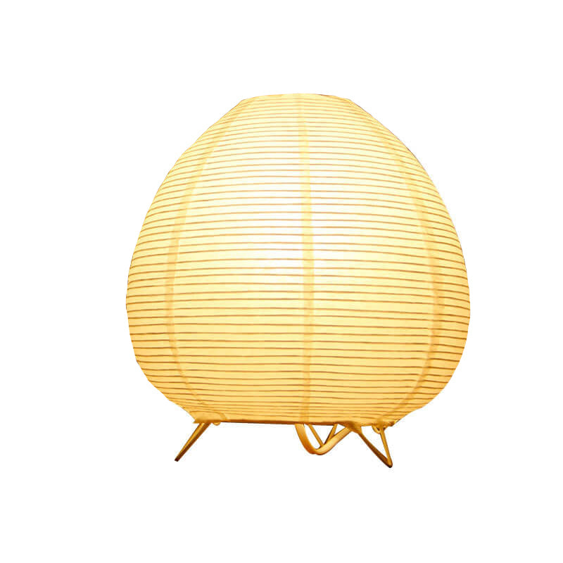 Nordic Minimalist Xuan Paper Lantern Table Lamp - 1 Light