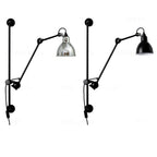 Industrial Iron Swing Arm Sconce