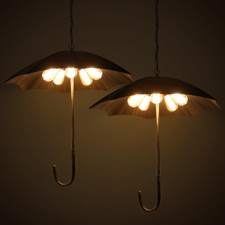 Retro Umbrella 5-Light Chandelier