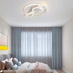 Nordic LED Ceiling Light with Music Notes Design