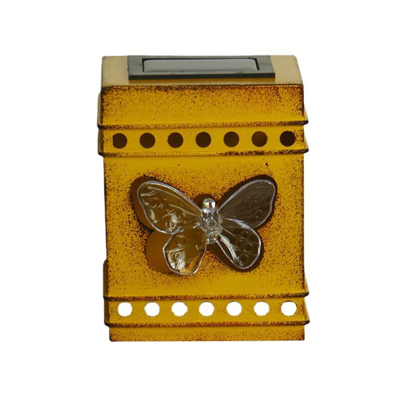 Vintage Solar LED Outdoor Wall Sconce