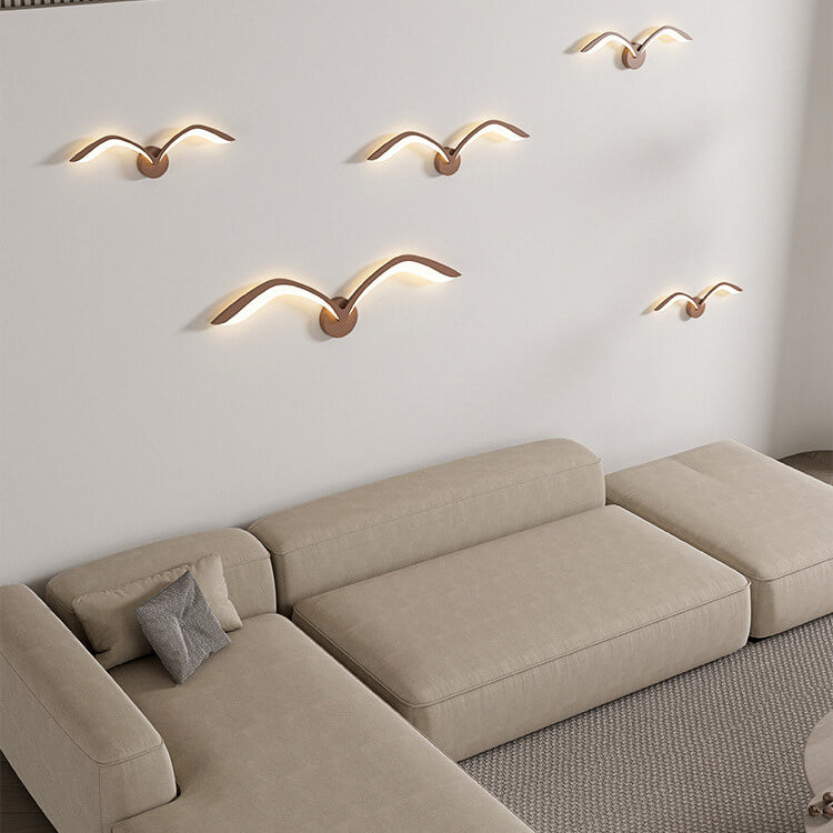 Minimalist Seagull Wall Sconce