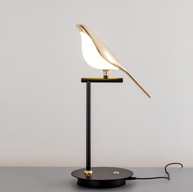 Nordic Minimalist LED Table Lamp - Magpie Bird Design