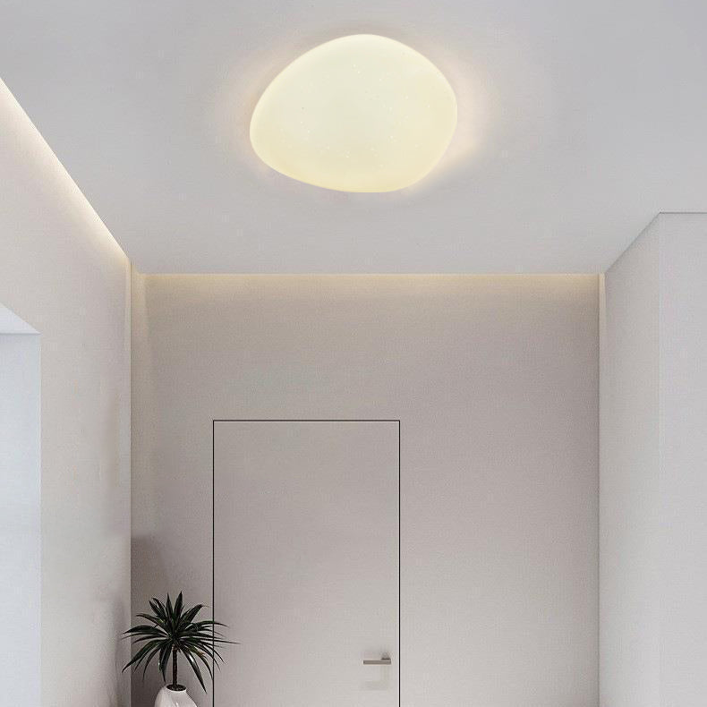 Pebble Stone LED Flush Mount Light