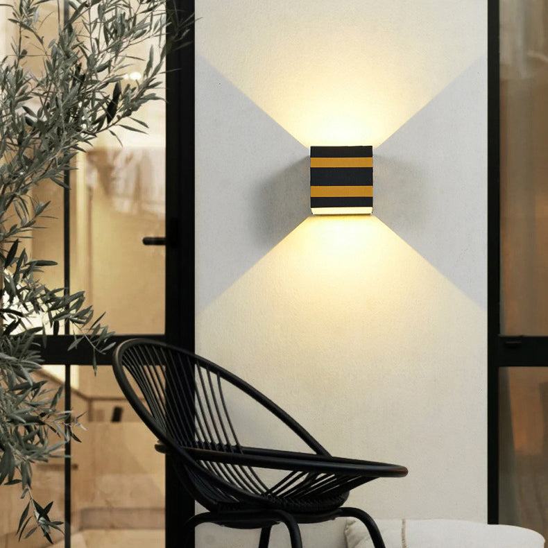 Premium Outdoor Waterproof LED Square Aluminum Wall Sconce