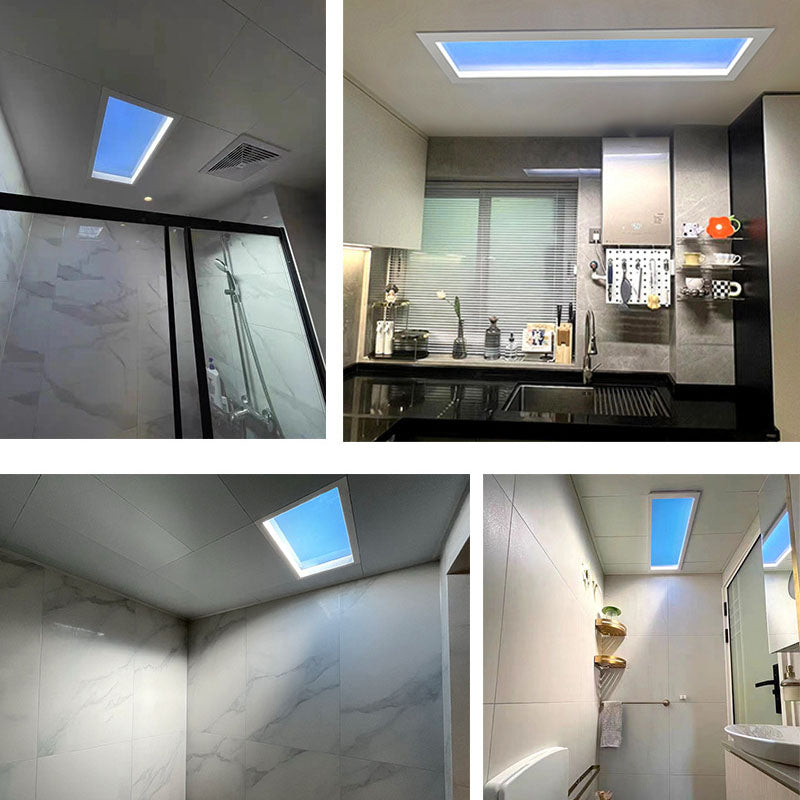 Blue Sky Metal LED Flush Mount Light