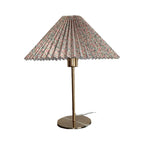 Vintage Pleated Umbrella Table Lamp - 1-Light Design