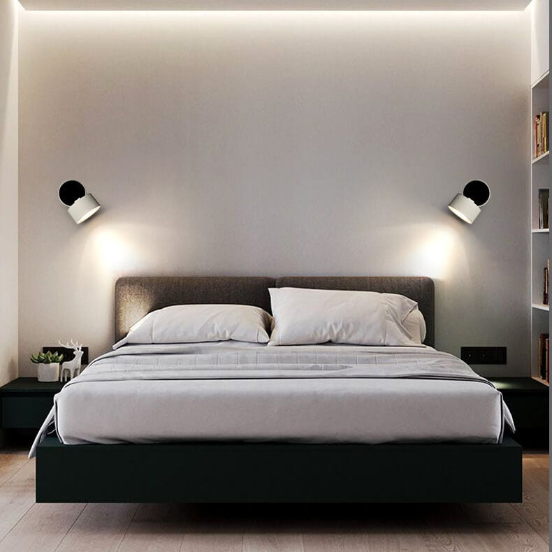 Minimalist Round Rotatable LED Wall Sconce Lamp