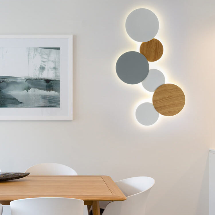 Minimalist Round Iron LED Sconce