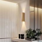Contemporary Aluminum Cylindrical LED Wall Sconce