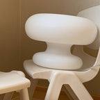 Premium Danish White Mushroom 1-Light Table Lamp