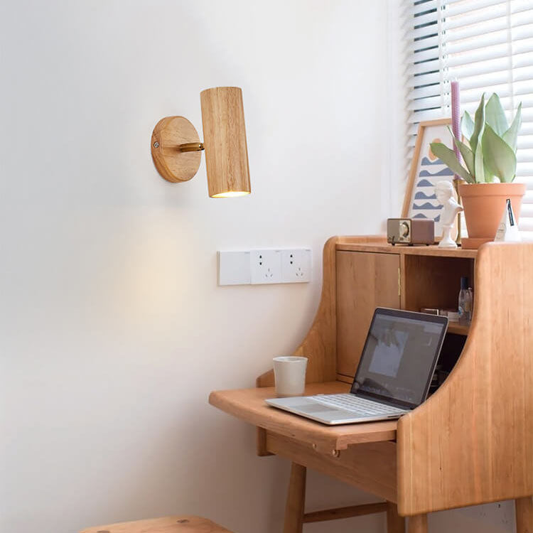 Japanese Minimalist Solid Wood Flush Mount Ceiling Light - Available in 1, 3, or 4 Lights