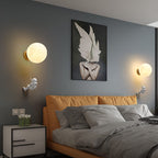 Modern Astronaut Orb Wall Sconce