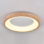 Nordic Wood LED Flush Mount Ceiling Light