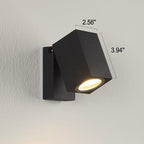 Adjustable LED Outdoor Square Spotlight Sconce