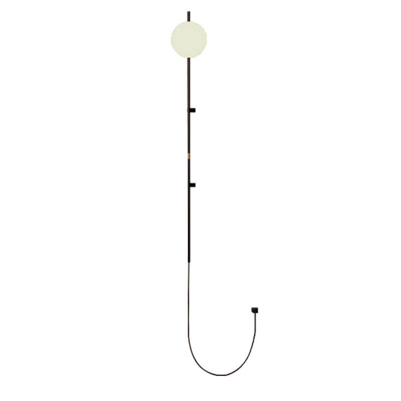 Minimalist Glass Globe Wall Sconce