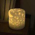 Starry Silicone LED Night Light Table Lamp with USB Charging