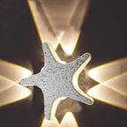 Modern Aluminum Starfish LED Waterproof Wall Sconce