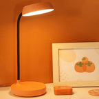 Nordic Minimalist LED Touch Desk Lamp with Eye Protection - Round Plate Design