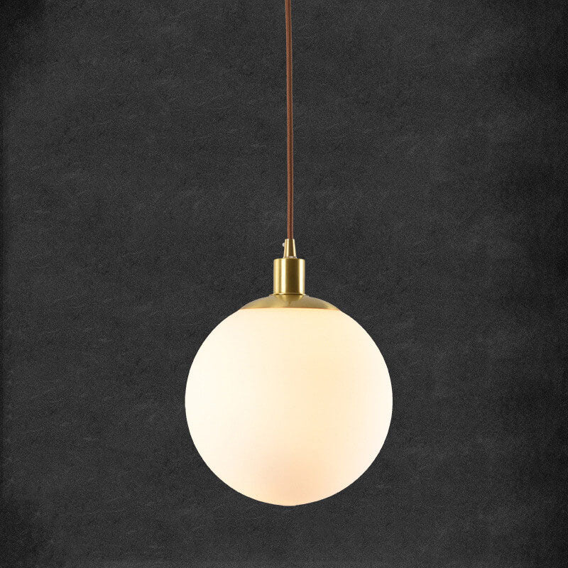 White Orb Nordic Pendant Light