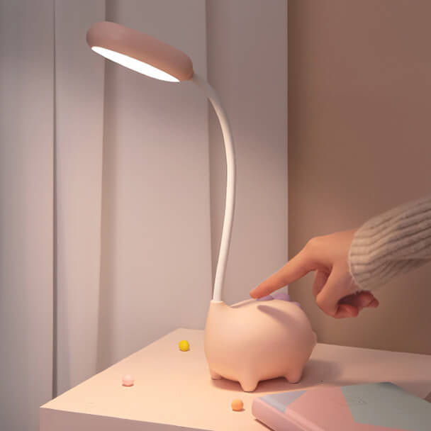Rechargeable LED Desk Lamp - Cartoon Dinosaur Design
