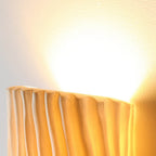 Nordic Striped Resin Wall Sconce