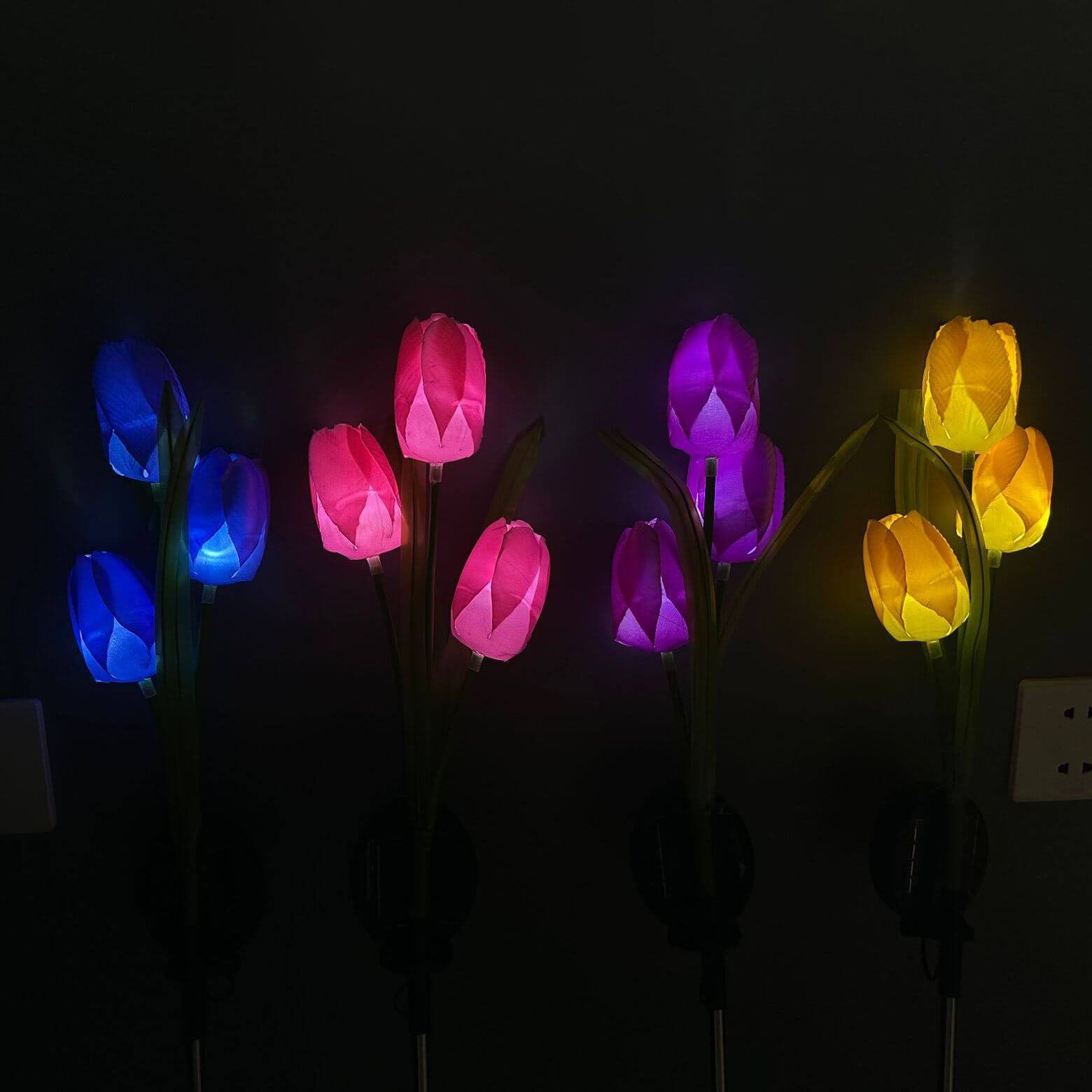 Premium Solar Tulip LED Landscape Light