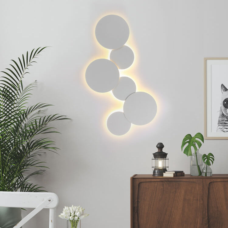 Minimalist Round Iron LED Sconce