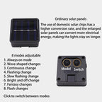 Art Deco Solar Waterproof LED String Lights - Outdoor
